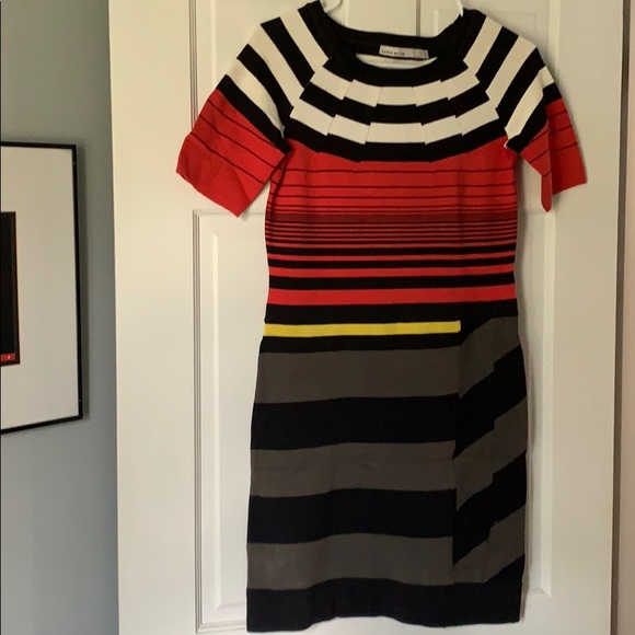 Karen Millen Dresses Karen Millen Size 3 Striped Sweater Dress Us